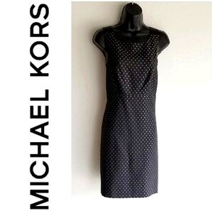 Michael Kors Satin V-Strap Dress